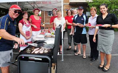 Moving on: More than 50 people including staff, volunteers and donors attended yesterday’s farewell barbecue for Coffs Harbour’s old Blood Donor Centre in Victoria Street. Moving on: More than 50 people including staff, volunteers and donors attended yesterday’s farewell barbecue for Coffs Harbour’s old Blood Donor Centre in Victoria Street.